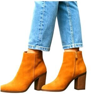 BP. 8.5 Leather Brown Women's Chelsea Ankle Boot 8 1/2 Shoes